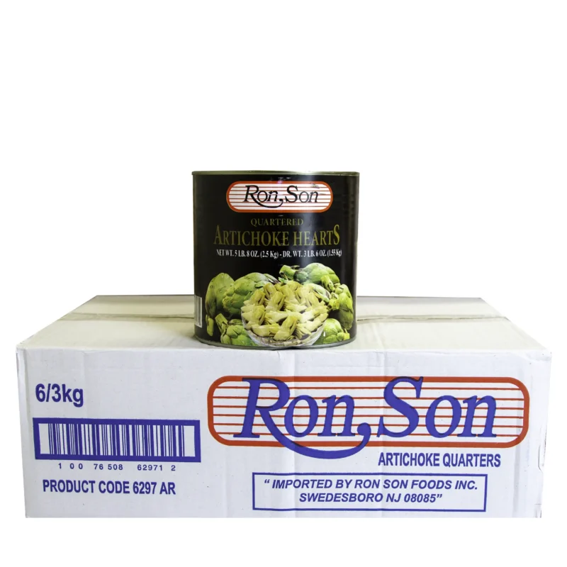 ARTICHOKES QUARTERED  6/3 KG (CASE)