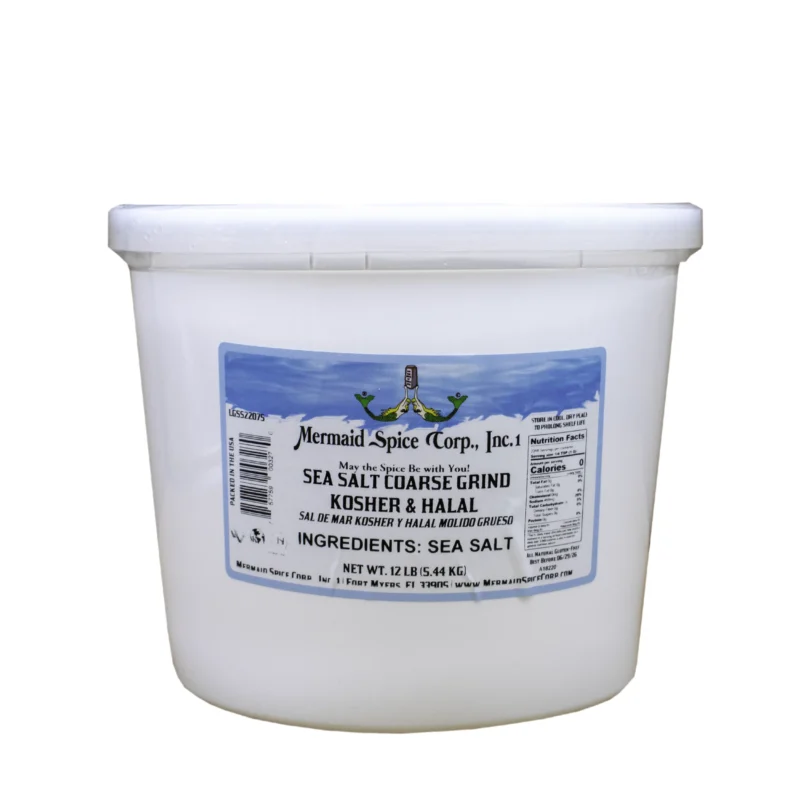KOSHER & HALAL SEA SALT COARSE GRIND12 LB