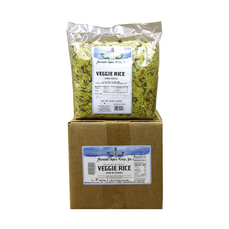 VEGGIE RICE (36 OZ X 6 = 13.5 LB CASE)
