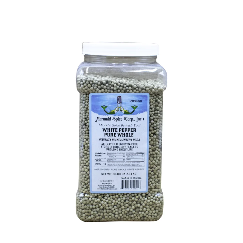 WHITE PEPPER (PURE WHOLE) 4 LB 8 OZ