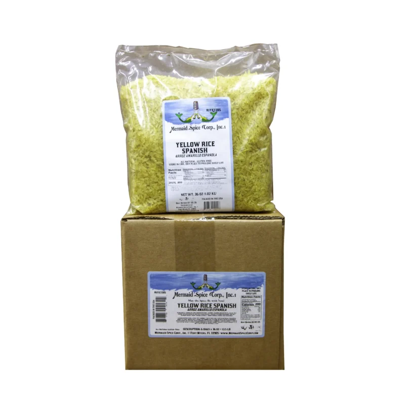 YELLOW RICE (SPANISH) (36 OZ X 6 = 13.5 LB CASE)